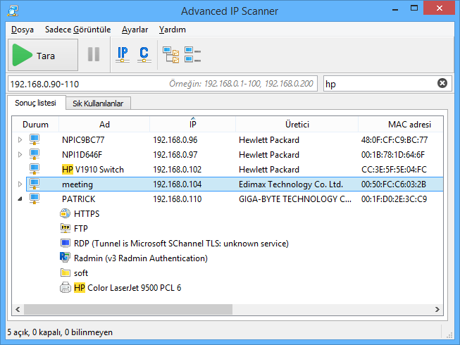 Advanced IP Scanner Nedir?